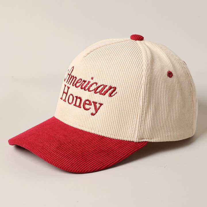 Fashion City - Wholesale Trucker Hat - Unisex - American Honey Corduroy Trucker Baseball Cap18