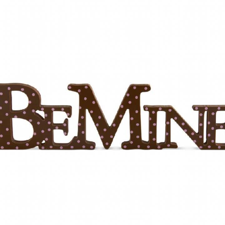 17,5" Bruin met Roze Stippen Be Mine Uitsnede voor wholesale door Dunn Deals