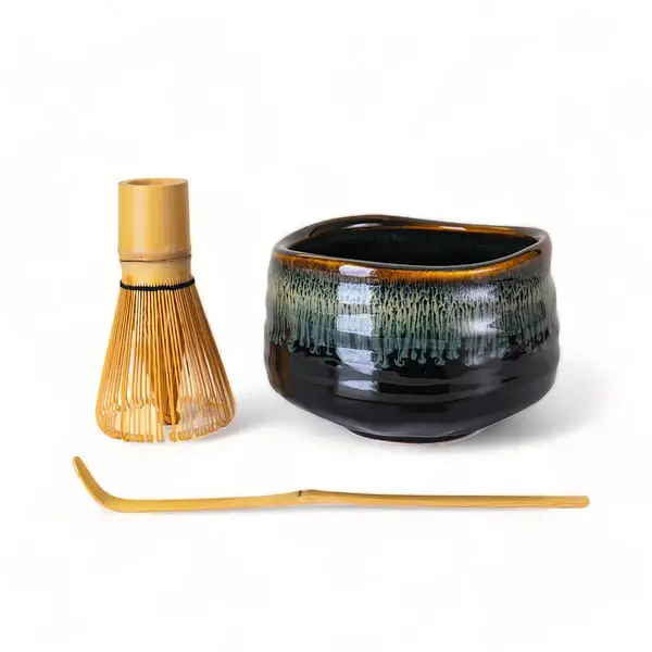 Urban Tokyo - Wholesale Bowl - Matcha Bowl 21oz Set with Whisk and Tea Spoon3