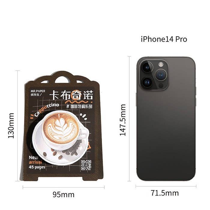 Paper More | Coffee Drink Sticky Note for wholesale by LULUFUNSTUDIO