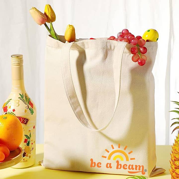 be a beam - Wholesale Tote Bag - Women's - Dog Mom Retro Tote Bag3