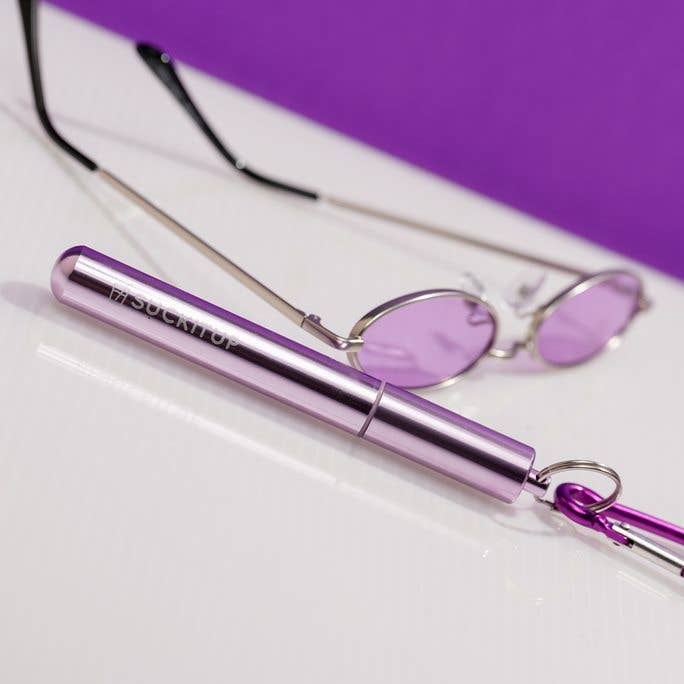 Suck It Up Straws - Vente Paille - Pailles métalliques télescopiques avec étui pour porte-clés et brosse de nettoyage32