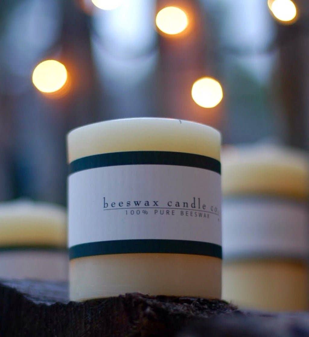Beelite Candles - Wholesale Pillar Candle - Round 100% Beeswax Pillars12