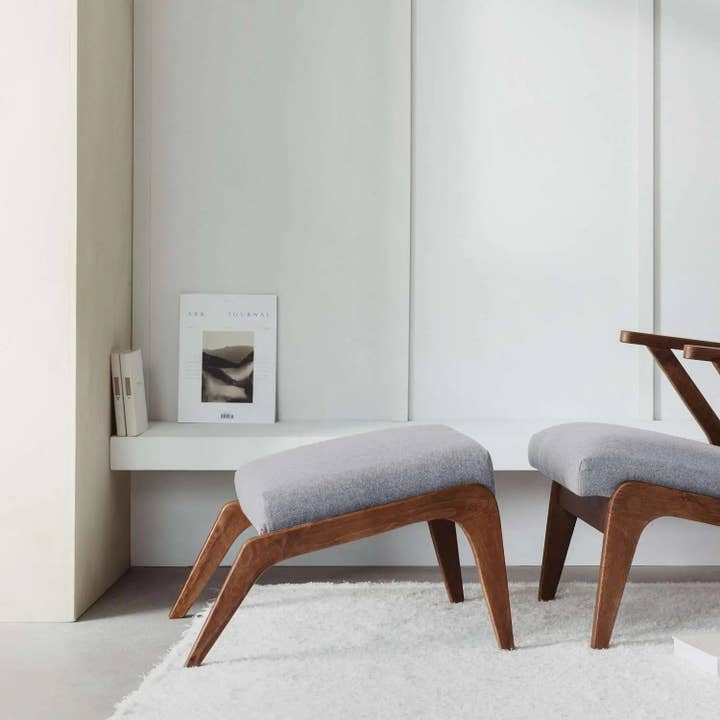 Apollo Fußhocker - Wool Line for wholesale by Sternzeit Design