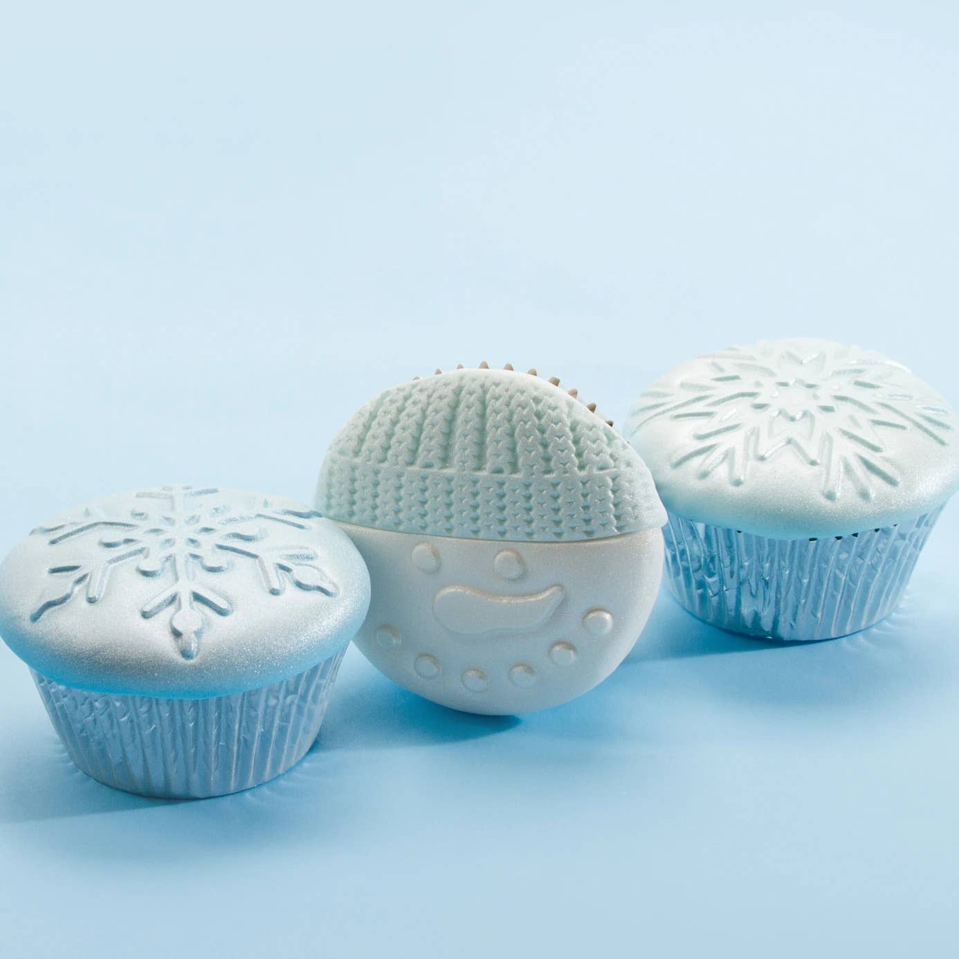 Summitbaking - Vente Kit de décoration de gâteau - Hauts à texture cupcakes et biscuits - Hiver3