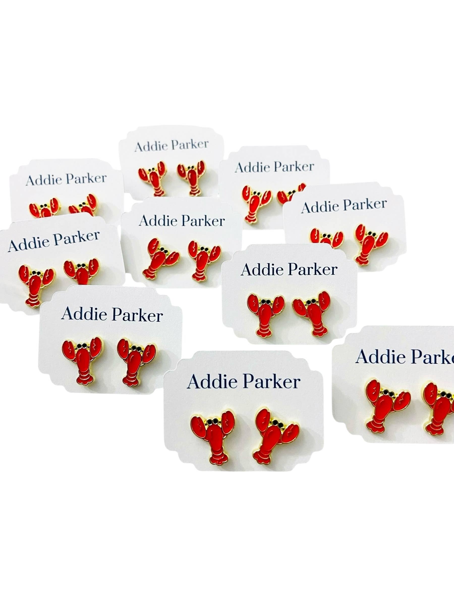 Addie Parker Jewelry - Wholesale Stud/Post Earrings - Enamel Lobster Stud Earring1