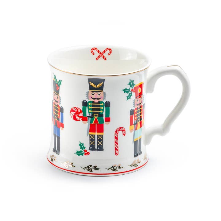 Grace Teaware - Wholesale Coffee Mug - Nutcracker Wonderland 12oz Fine Porcelain Mug2