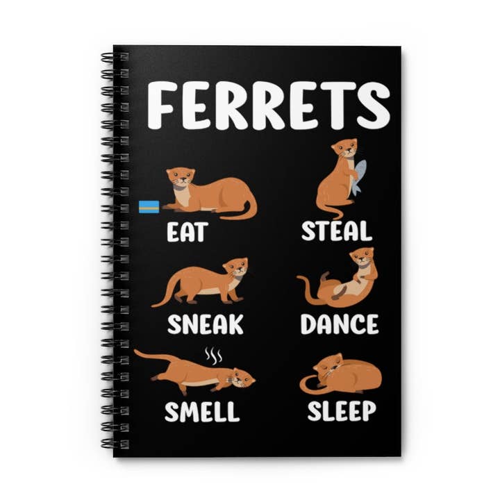 Carnet à spirale hilarant pour rongeurs, animaux expérimentaux, sujet testé, amateur, nouveauté, candidat, victime, hamster, rats, souris pour la vente par Teegarb LLC