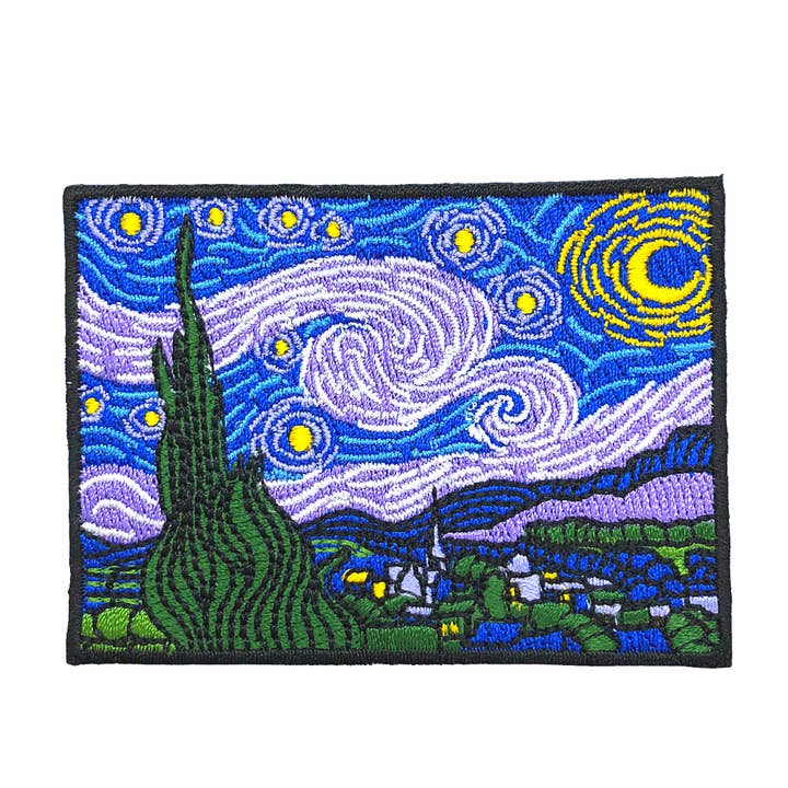 Patch - Starry Night - Van Gogh for wholesale by Today is Art Day