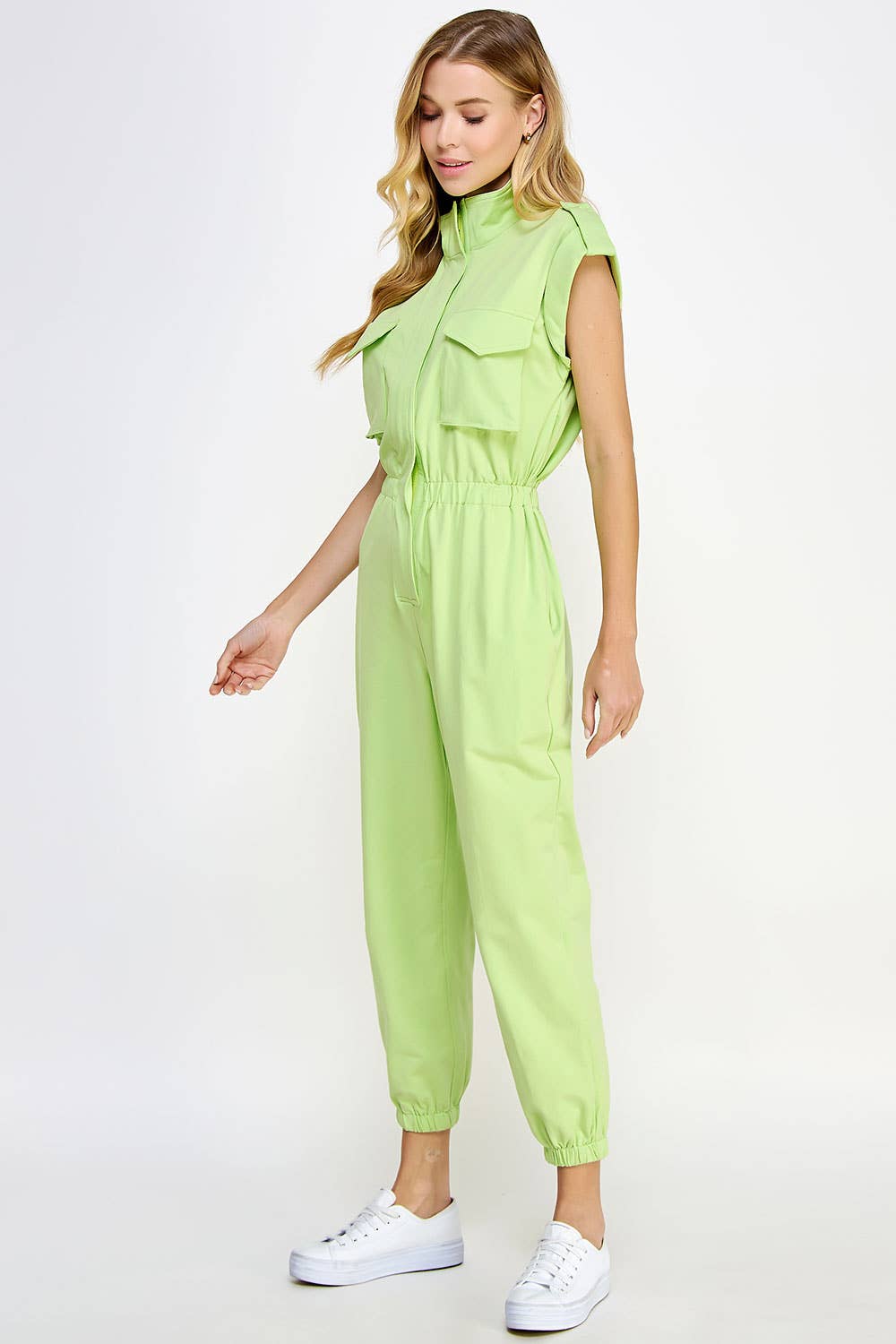 Strut & Bolt - Venta al por mayor Peto - Mujer - Mono tipo jogger sin mangas con cuello alto27