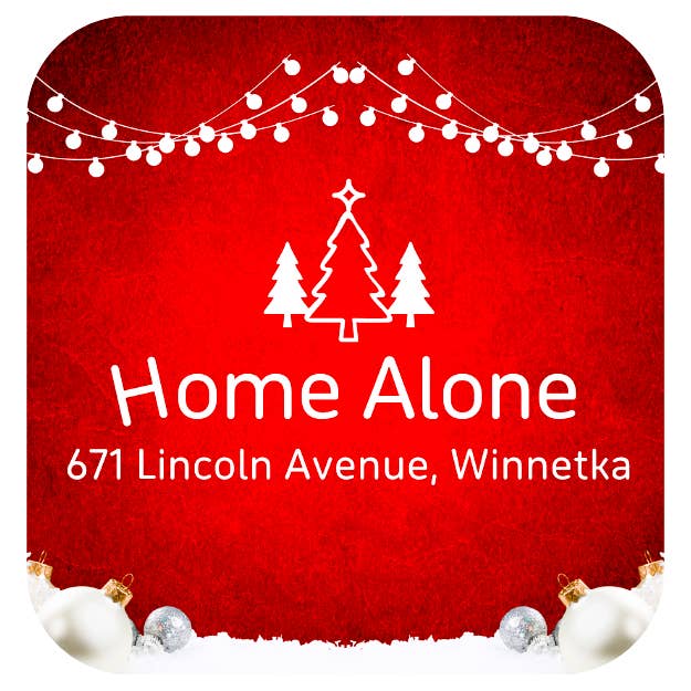 Christmas Coaster: indirizzo Home Alone per la vendita all'ingrosso da parte di Ron Knight Entertainment, LLC