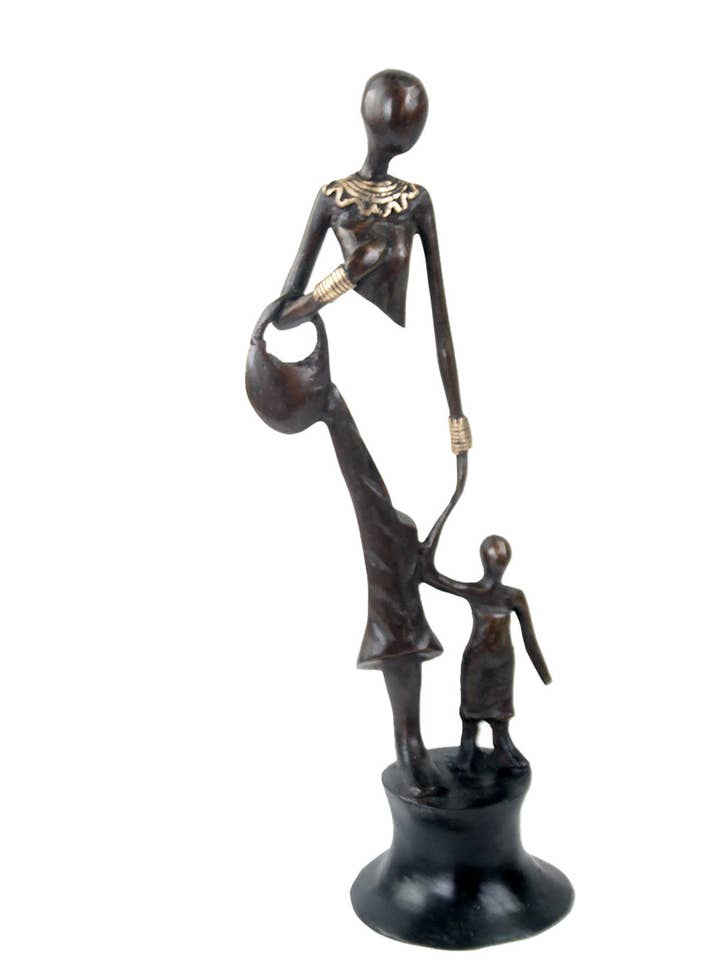 Bronze Moma cut 30 cm brown No. 10 for wholesale by Lafi Bala