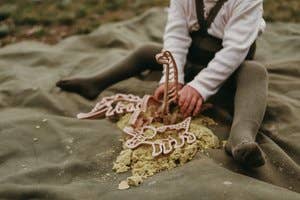 Kinfolk Pantry – wholesale Toy set – Kids – Diplodocus Cutter - Dinosaur Eco Playdough Tool6