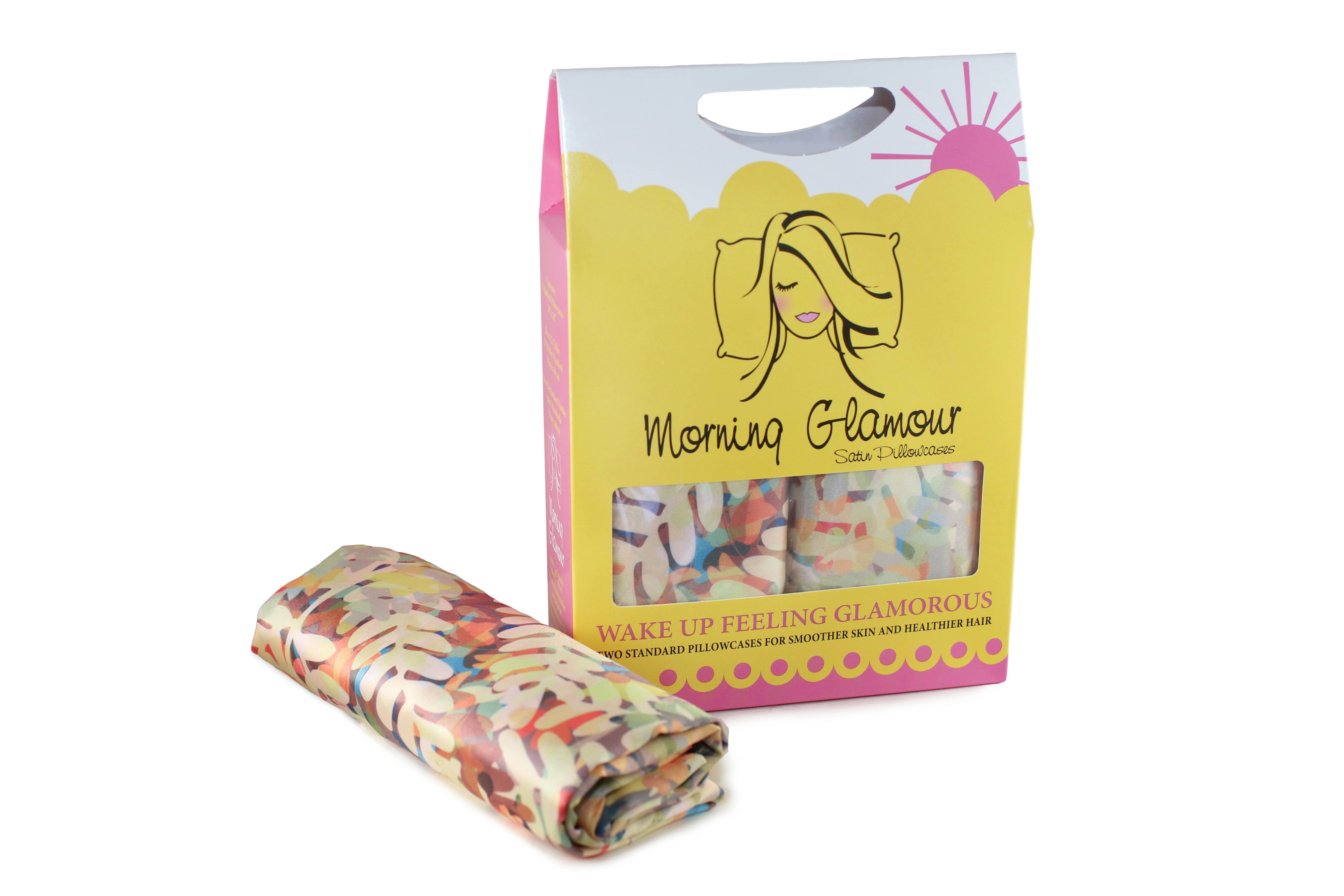 Morning Glamour – wholesale Bedding pillowcase/sham – Signature 2PK Satin Pillowcase- STANDARD/QUEEN36