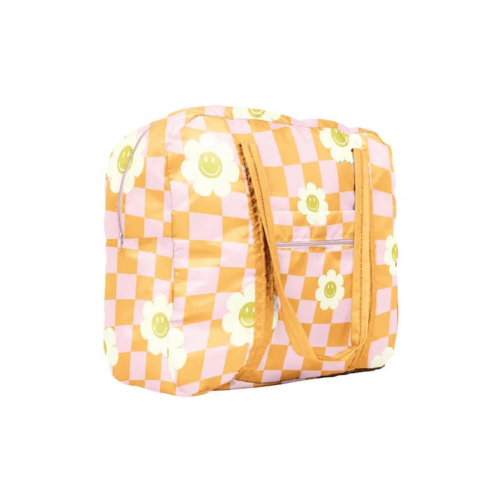 Talking Out of Turn - Wholesale Weekender Bag - Women's - Daisy Check Stowaway1