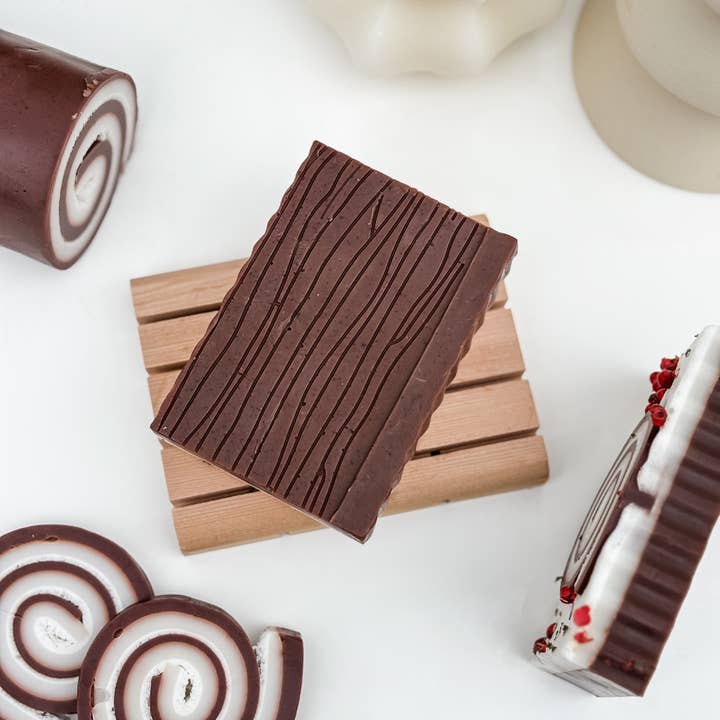 Aspen Essence - Wholesale Bar Soap - Yule Log Soap | Cocoa, Maple & Vanilla2