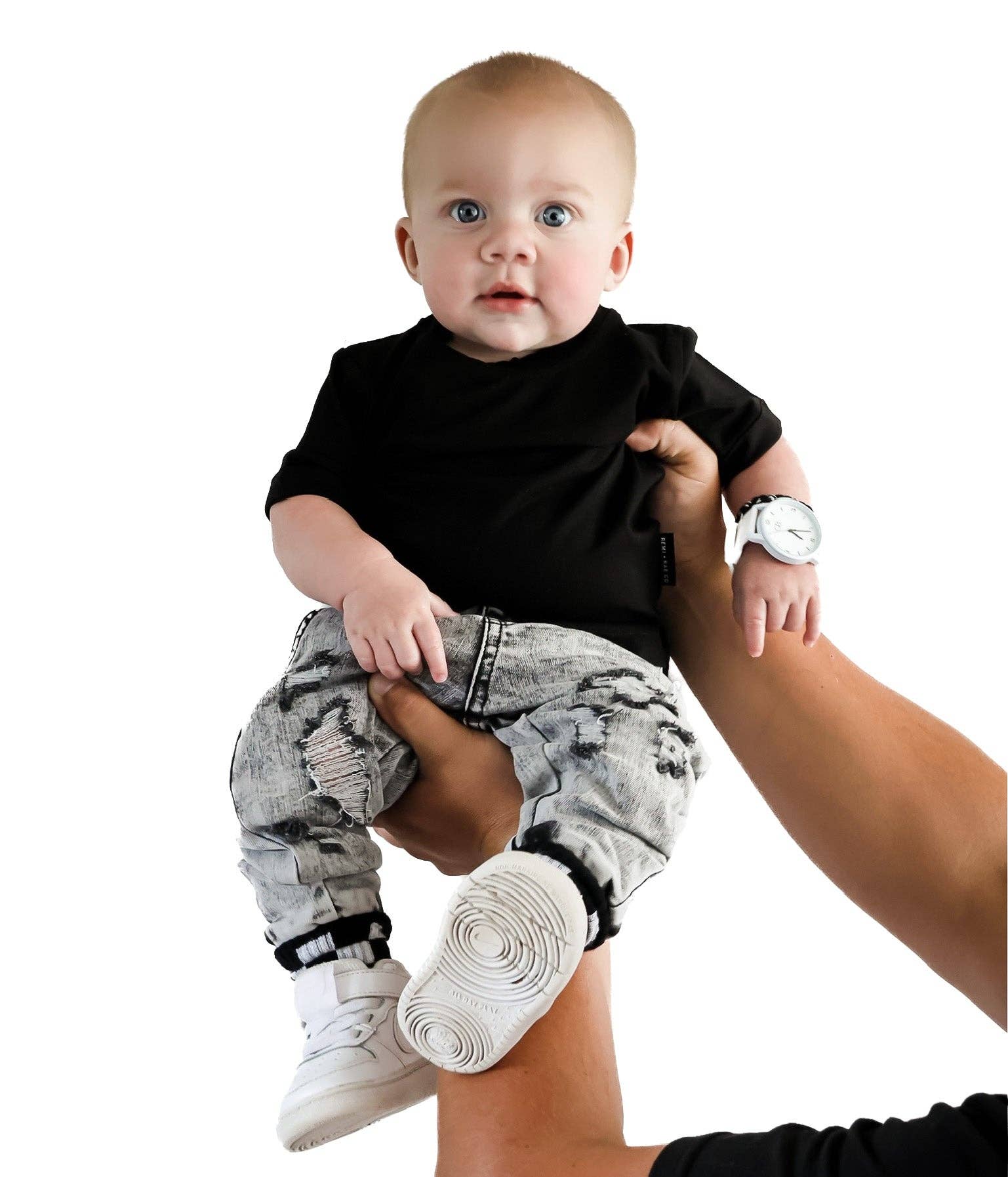 Remi + Rae Co. – wholesale Screen printed t-shirt – Women′s – BAMBOO BASIC TEE - BLACK2