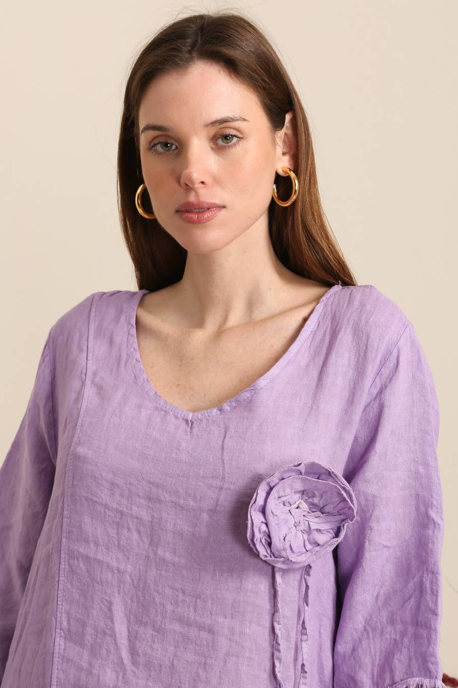 LÉA & LUC - Vendita all'ingrosso Vestito - Donna - Abito in 100% lino RIF. 1013624