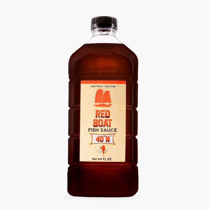 40°N Fish Sauce 64 fl. oz. for wholesale by Red Boat Fish Sauce