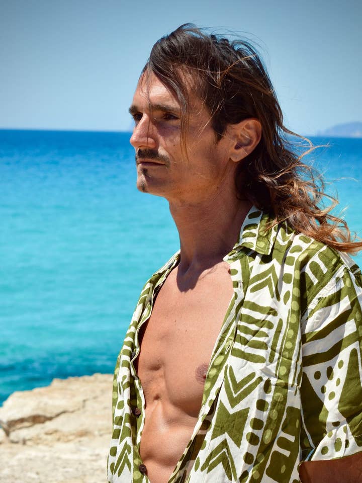 Rayon shirts PLUS SIZES UP TO 3XL for wholesale by Arena Formentera