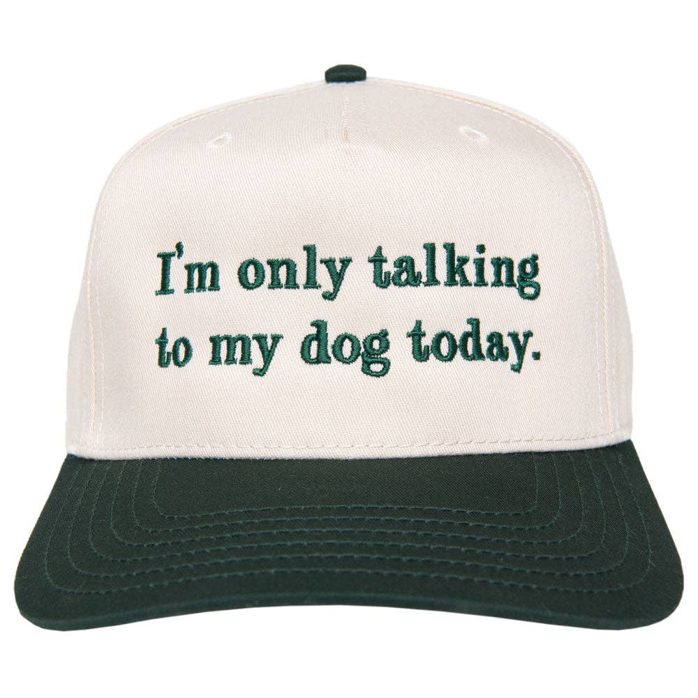 Katydid - Wholesale Trucker Hat - Women's - I'm Only Talking To My Dog Today Funny Vintage Hat1