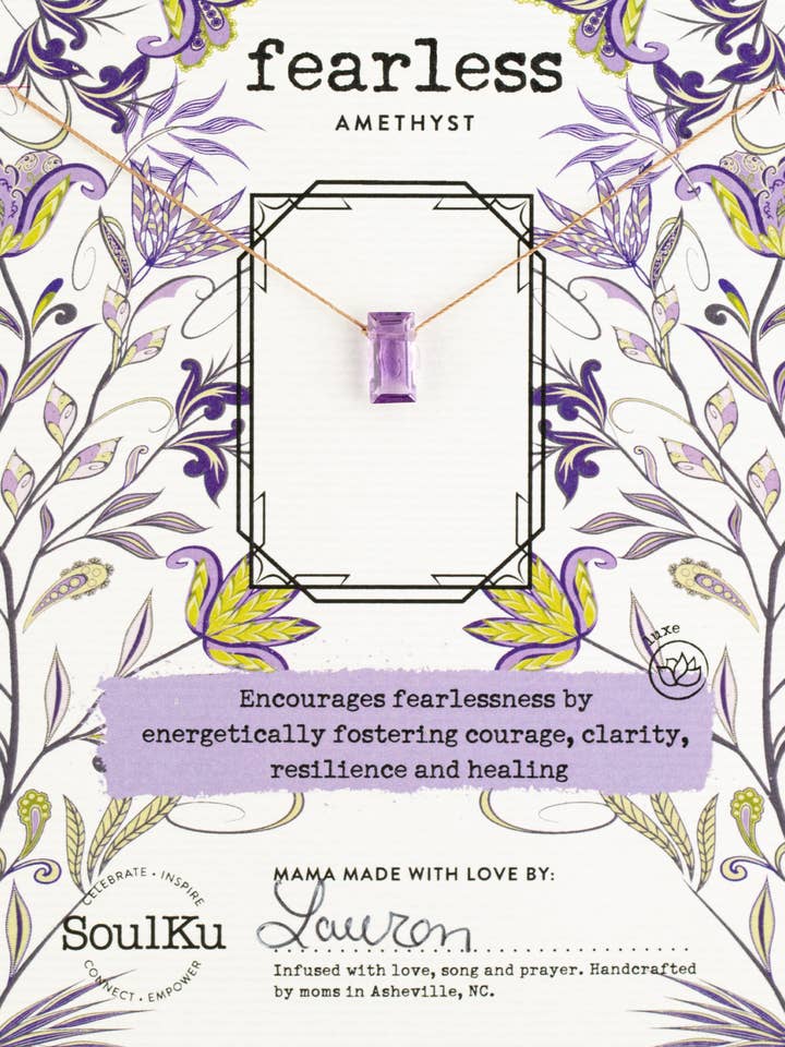 Amethyst Refined Necklace for Fearless for wholesale by SoulKu