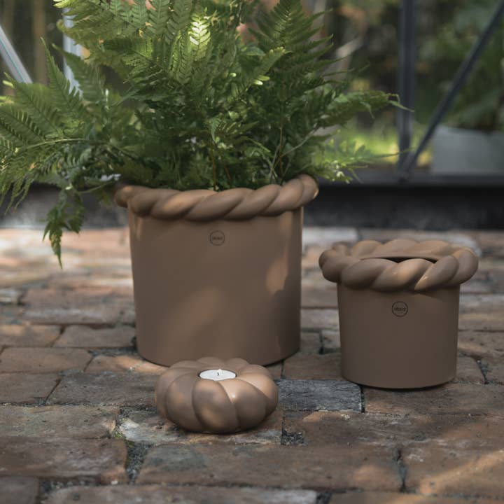 DBKD - Wholesale Plant Pot - TWINE Large - nougat