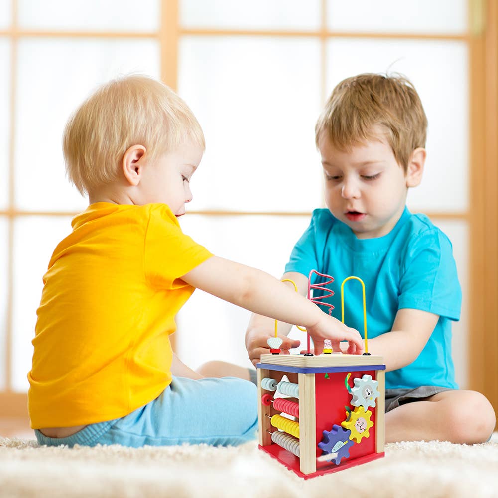 Leo & Friends - Vente Jouet en bois – enfant - Jouet d'activité en bois LEO & FRIENDS pour filles de 1 ou 2 ans15