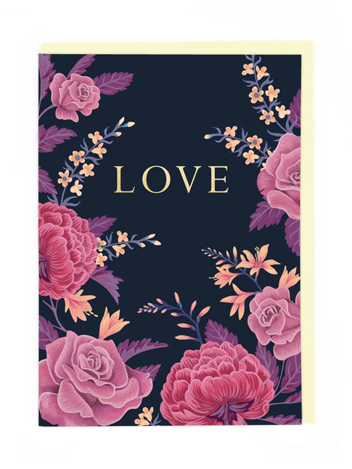 Love Valentine Card for wholesale by Cath Tate Cards