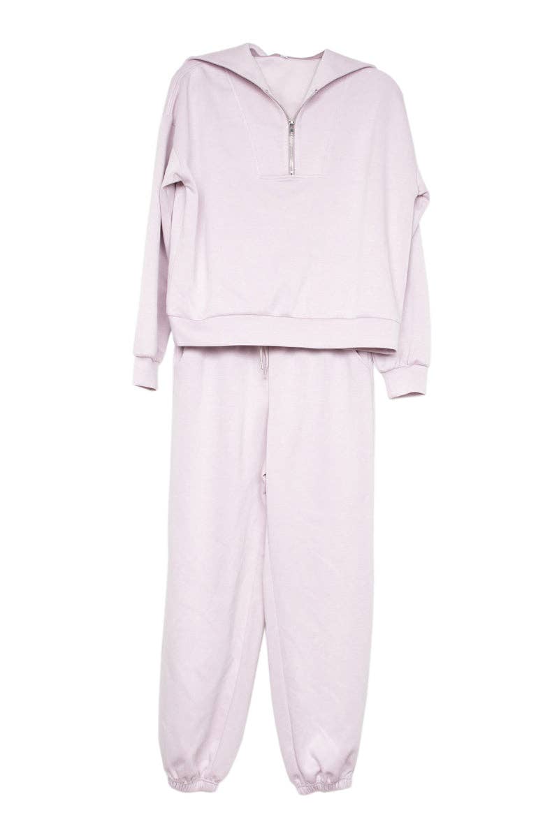 Blush Scuba Pants Set Wholesale for wholesale on Faire0