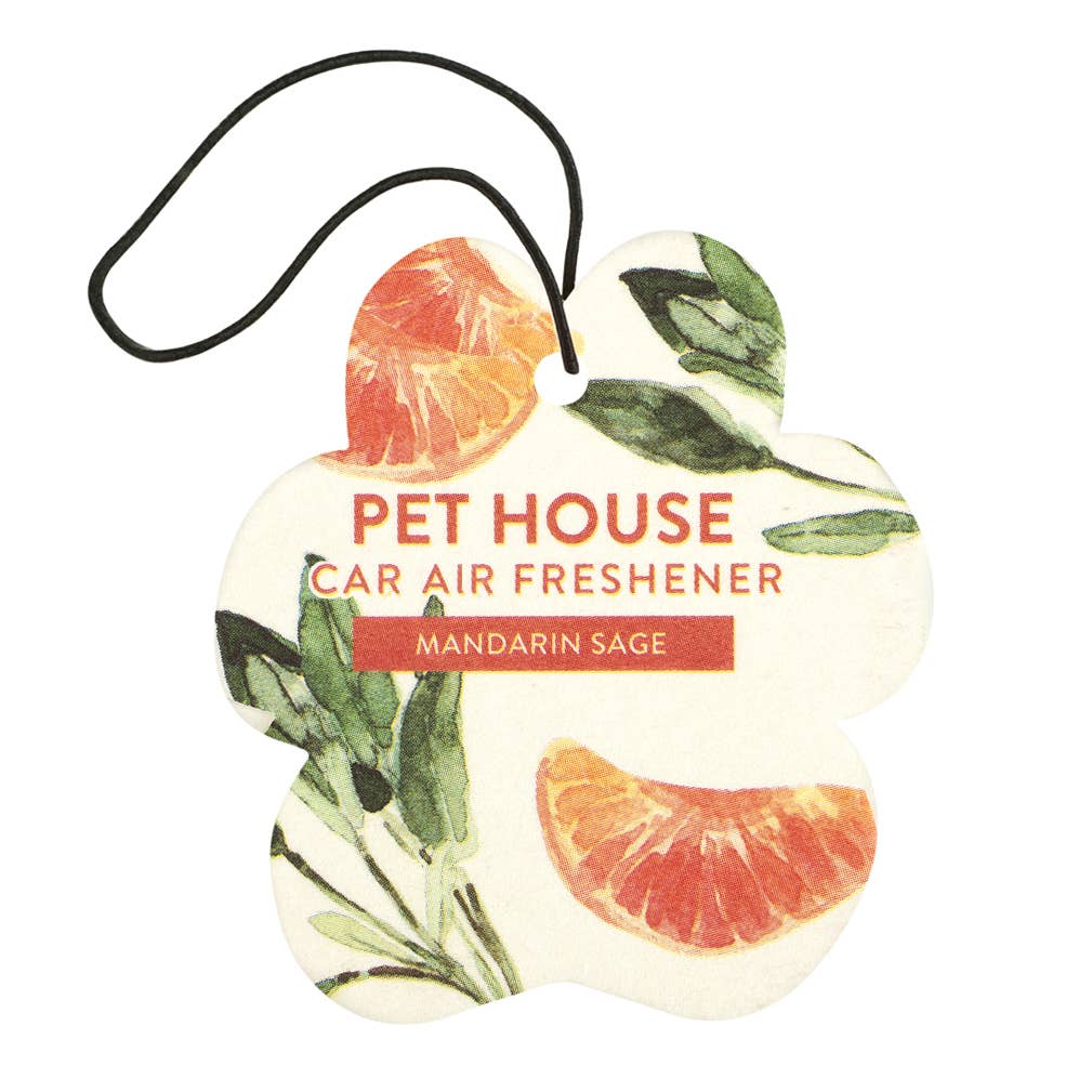 Pet House by One Fur All - Wholesale Car Freshener - Unisex - Mandarin Sage Car Air Freshener2