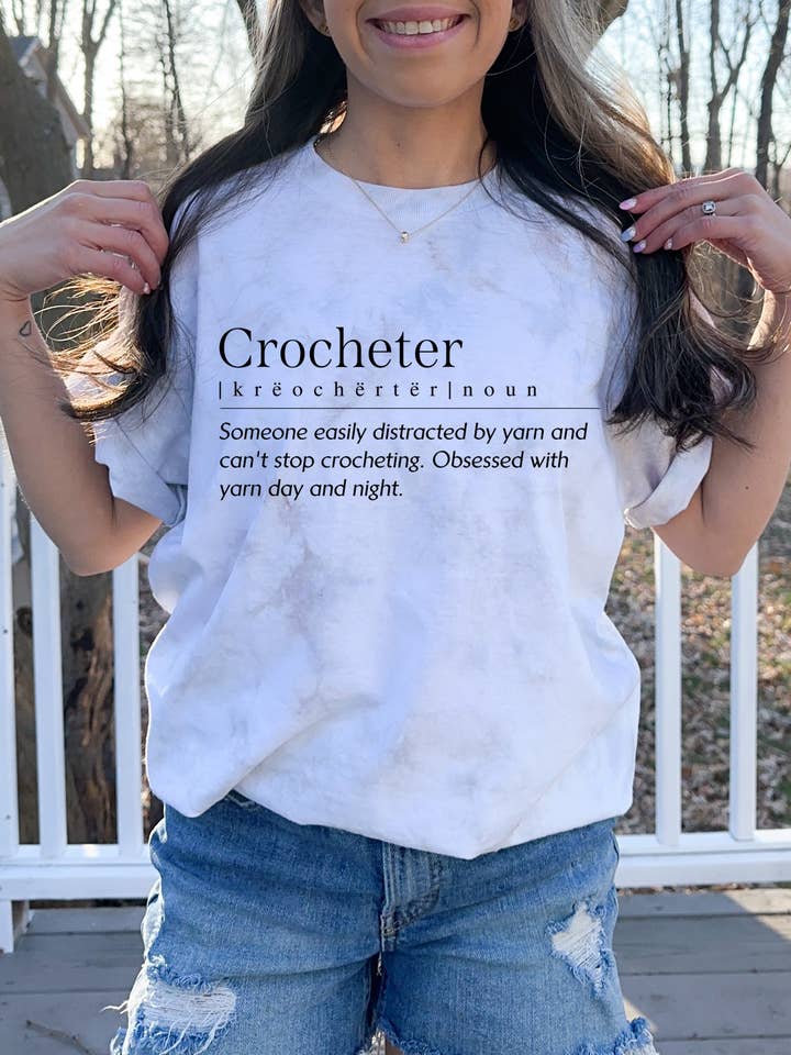 Crocheter Tees for wholesale by Gia Design Co