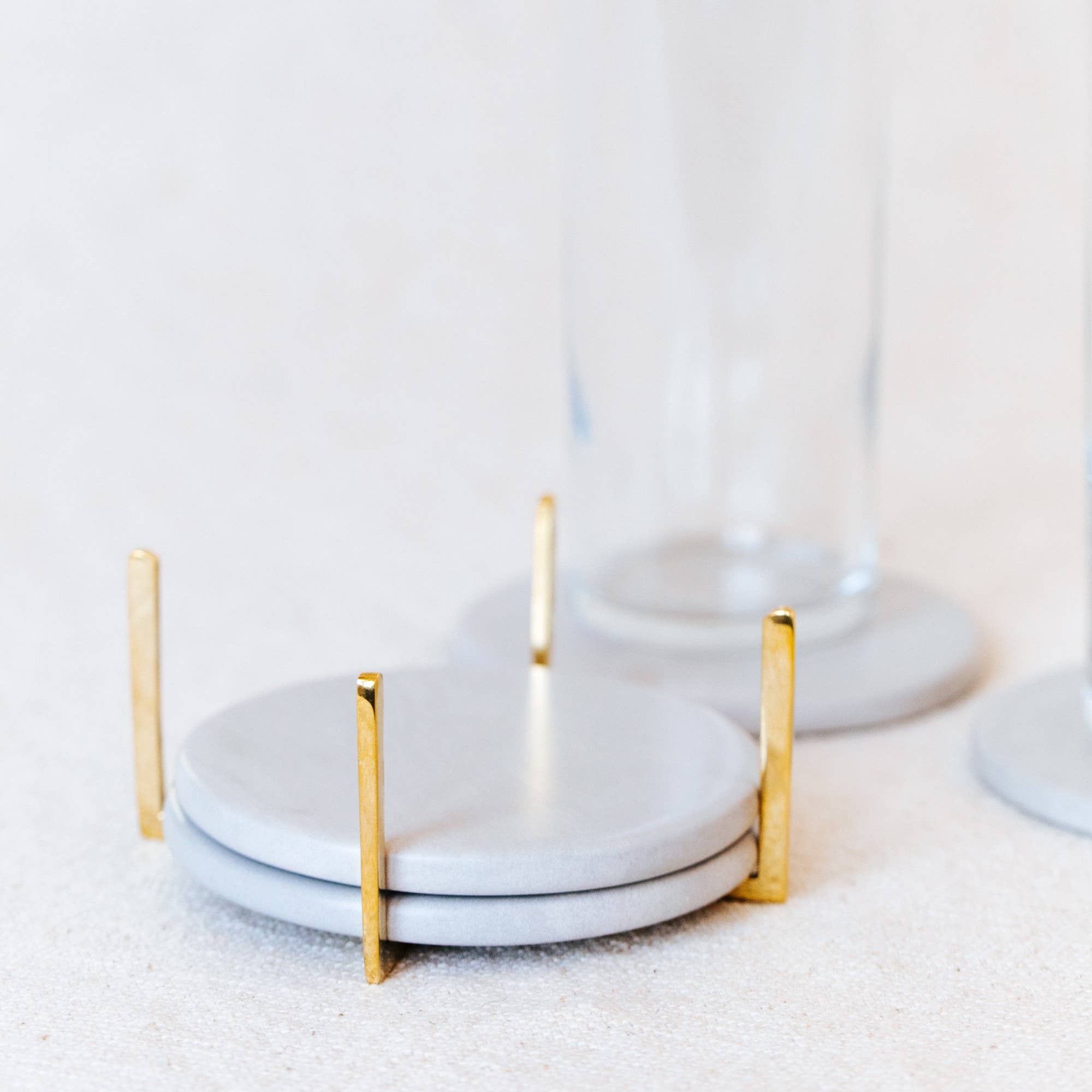 Amsha – wholesale Underlägg – Täljsten Coaster Set: Storm1