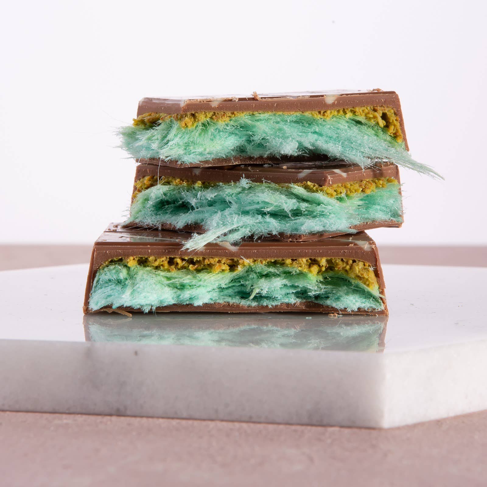 Carian's Bistro Chocolates - Wholesale Chocolate Bar - Caramel Viral Angel Hair Dubai Chocolate Cotton Candy4