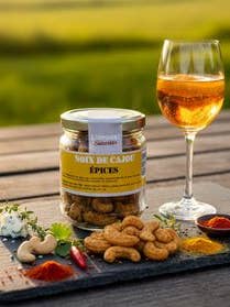 Spice cashew nuts 90g for wholesale by Limouzi Saveurs