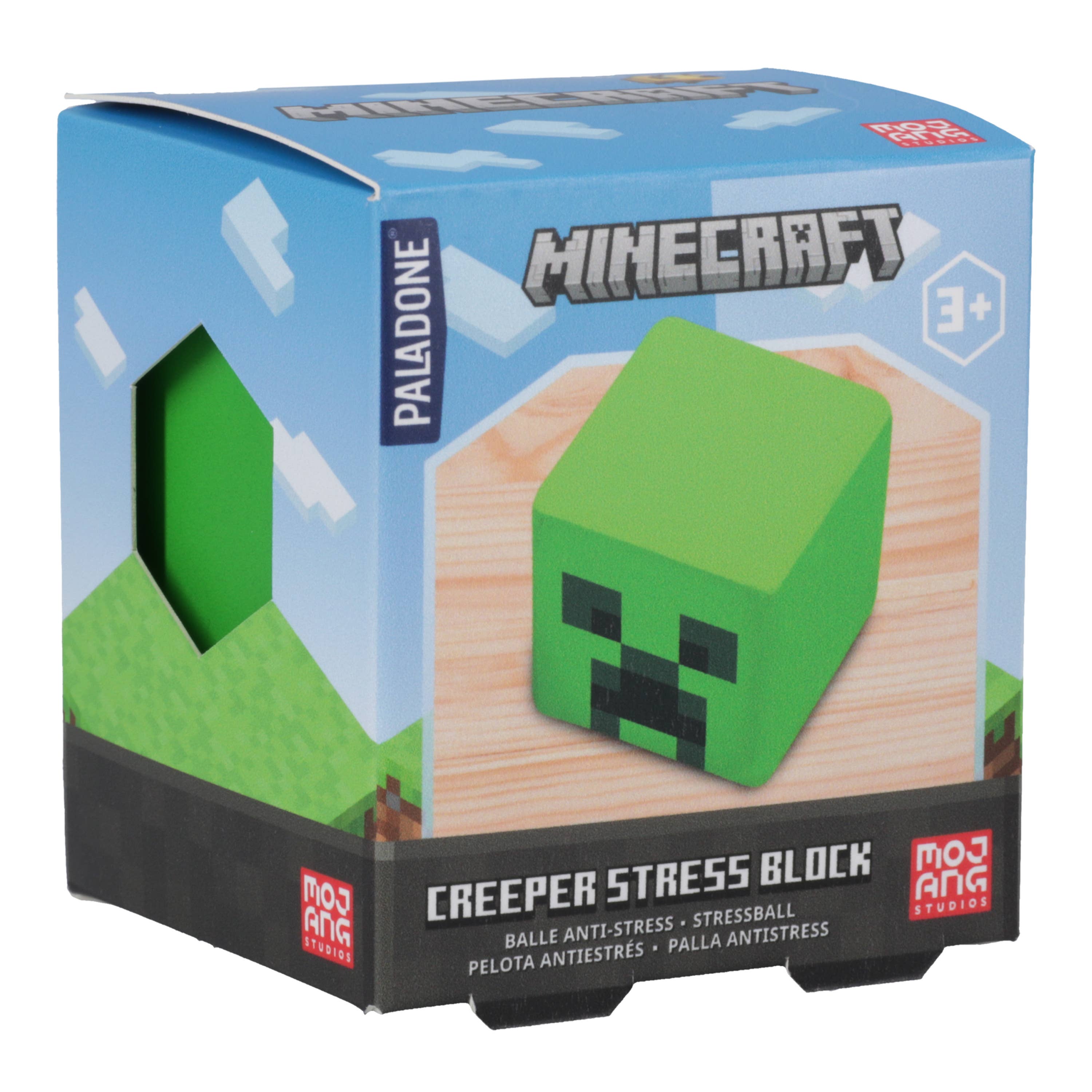Paladone UK – wholesale Stress relief ball/dough – Minecraft Stress Blocks CDU of 122