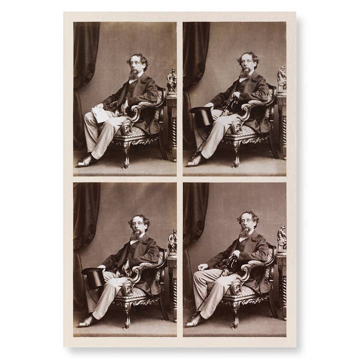 PHOTOGRAPHS OF CHARLES DICKENS: SET A (1858): Photo Art Print for wholesale by Ezen Trade