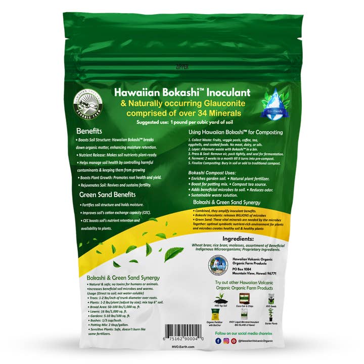 SolutionsHOCL - Wholesale Fertiliser - Hawaiian Bokashi Compost Starter with 34 Naturally Occurring Minerals1