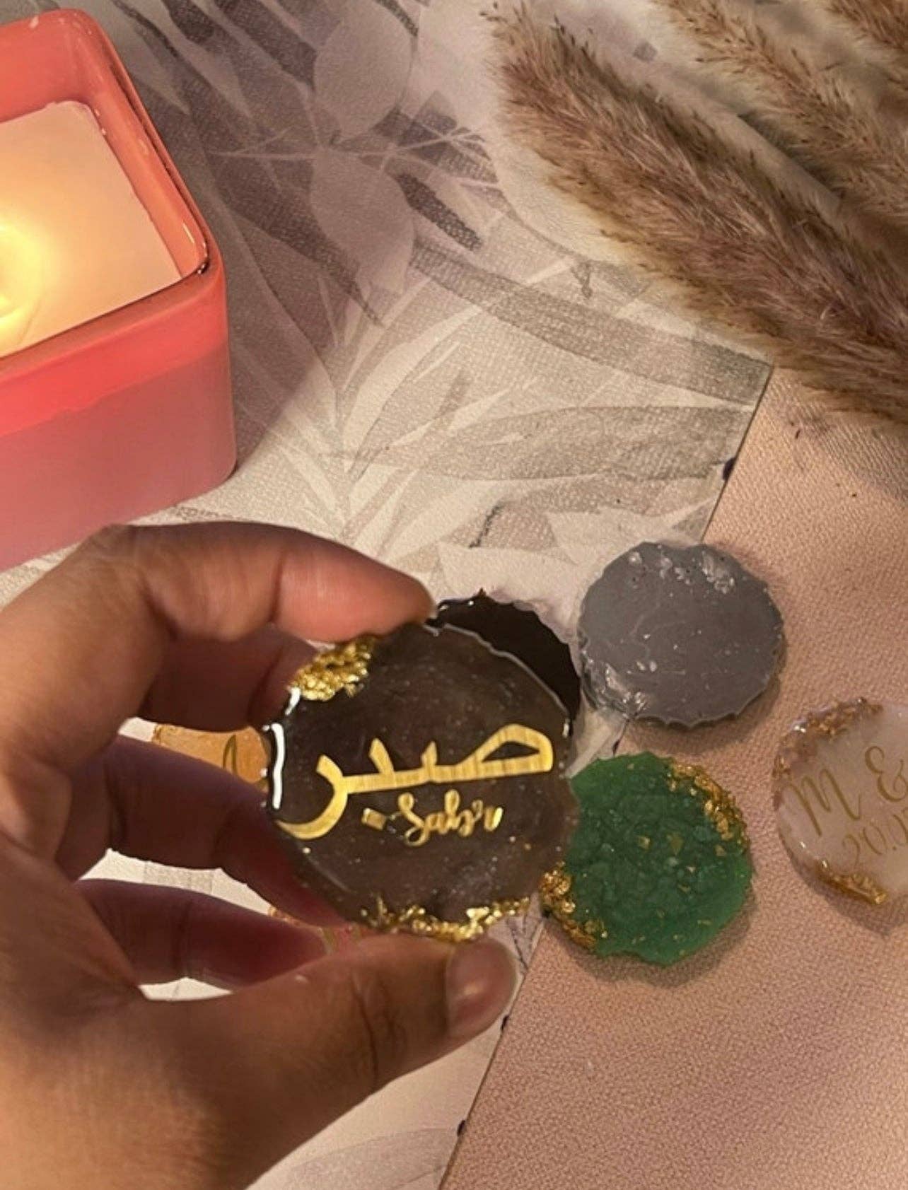 Hudaa & Co - Wholesale Party gift - Personalised Magnet | Handmade | Party Favours | Wedding Favours | Mendhi | Eid | Ramadan | Islam | Home Decor | Gift | Present | Custom1