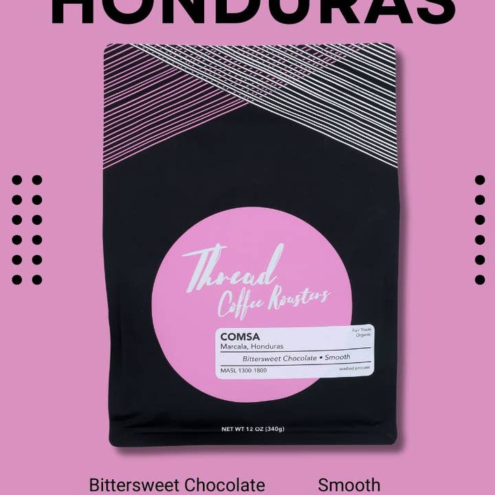 Thread Coffee Roasters - Wholesale Coffee Beans - Honduras | Medium Roast | Organic 5lbs Bag0