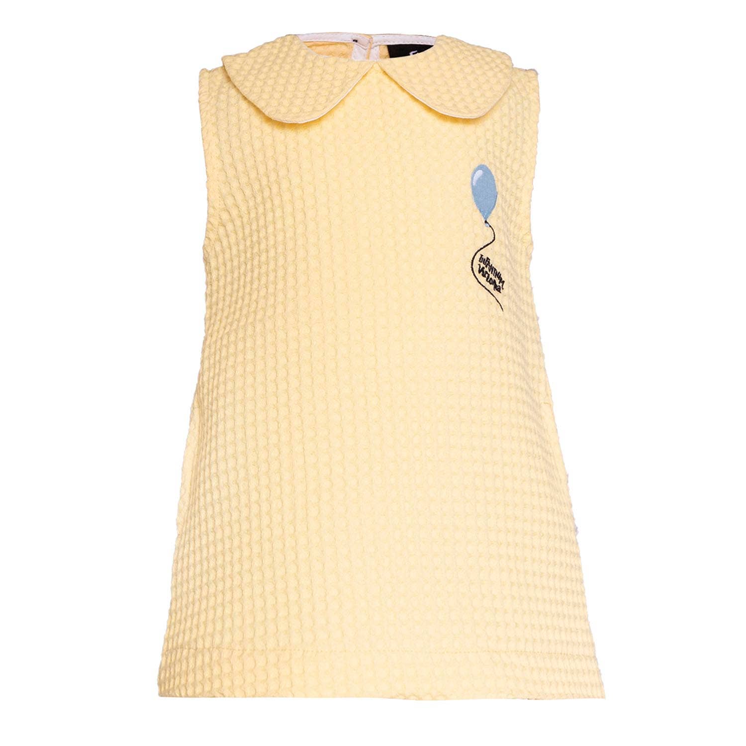 Infantium Victoria – wholesale Klänning - Baby – Gul klänning med broderi för bebisar0