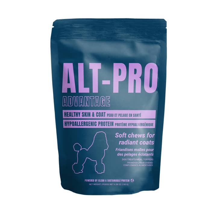 Friandises à mâcher pour une peau et un pelage sains pour tous les chiens pour la vente par ALT-PRO Advantage