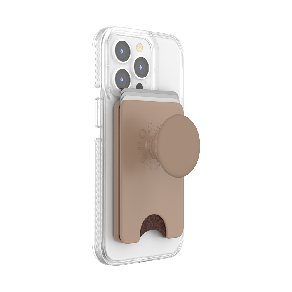 PopSockets - Wholesale Phone Wallet - Unisex - PopSockets MagSafe Phone Wallet - Latte2