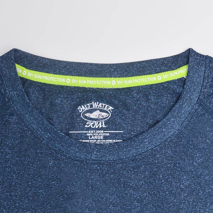 SALT WATER SOUL - Wholesale Screen Printed T-Shirt - Men's - Flounder Performance Shirt4