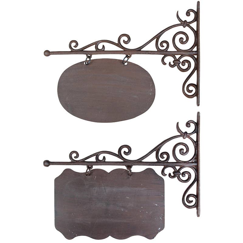Esschert Design USA - Wholesale Sign - Hanging Sign, Cast Iron, Antique Brown0