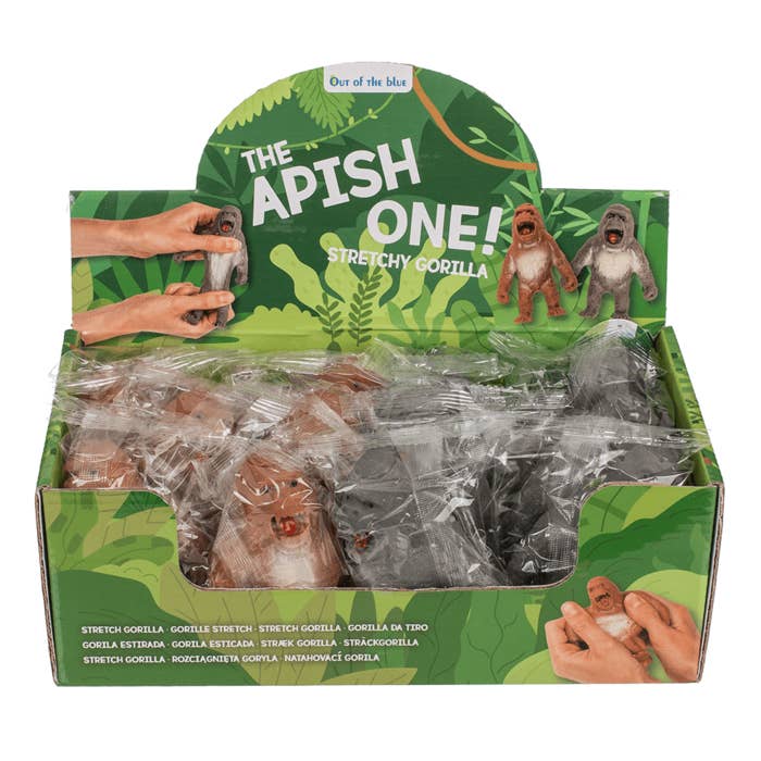 Out of the blue KG - Wholesale Squishy Toy - Kids & Baby - Stretchy Gorilla, approx. 8,5 x 10 cm,1