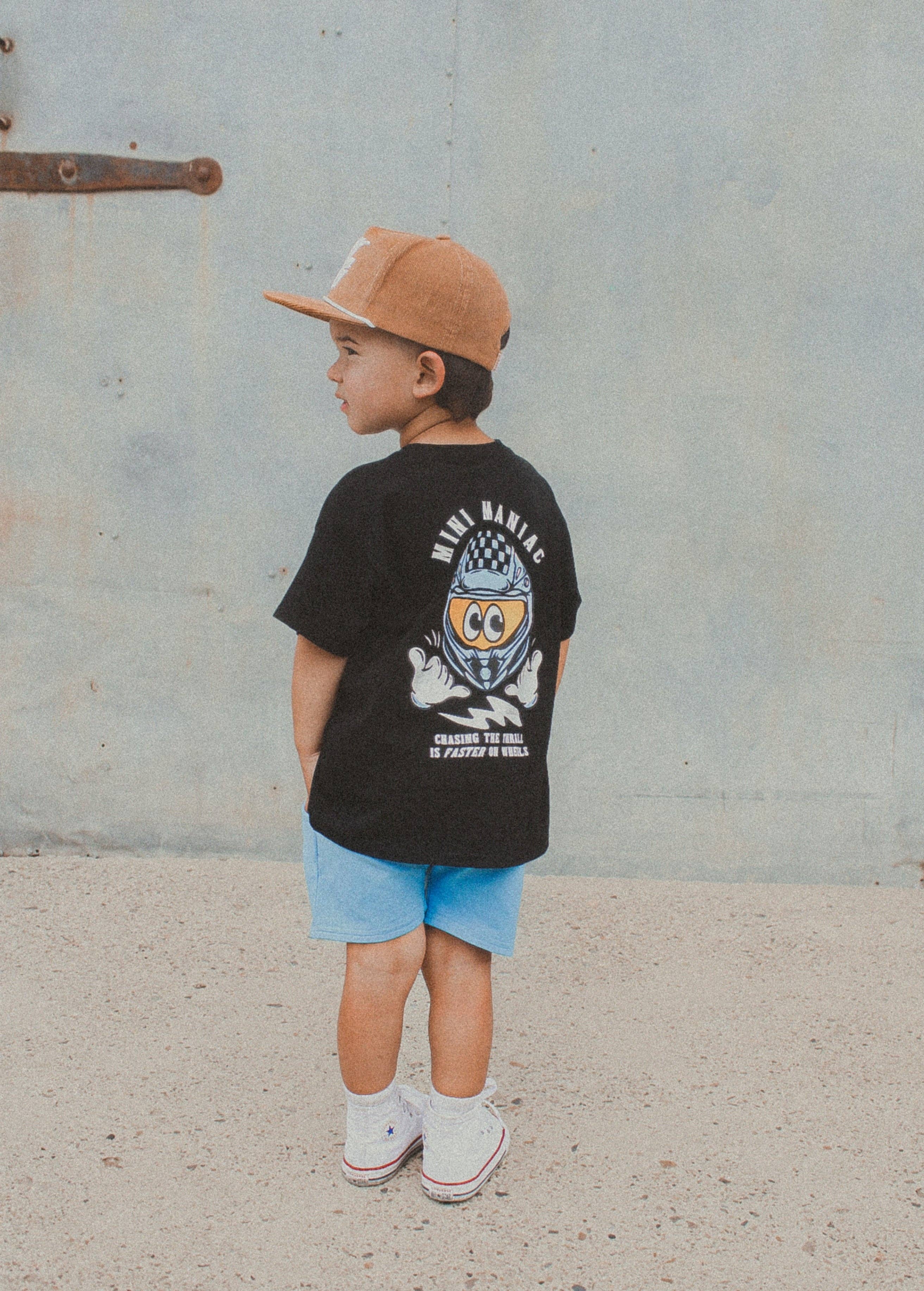 Little Trouble - Wholesale Shorts - Kids - Everyday Shorts Blue1