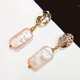 L'Éclat Brut - Brincos Pendentes de Pérolas Barrocas por atacado de Pompon La Tulipe