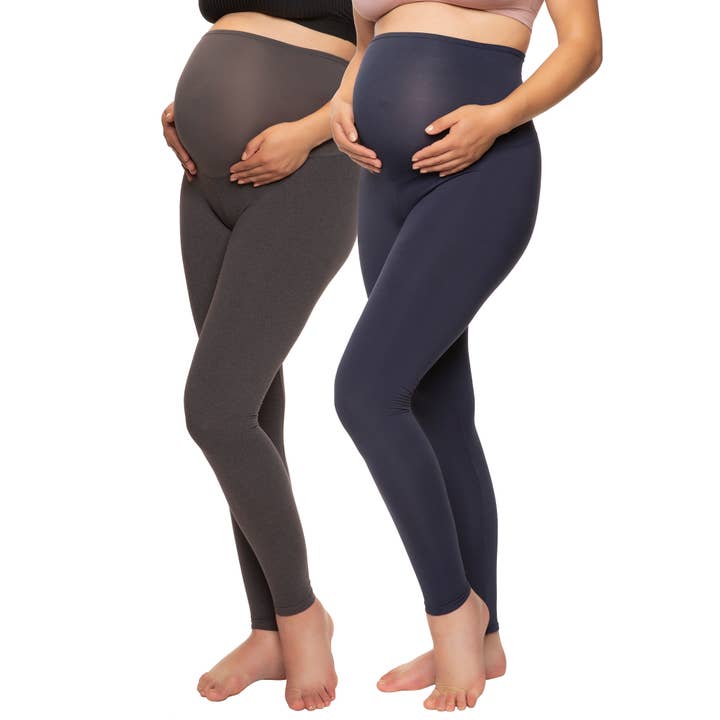 Felina - Wholesale Fashion Leggings - Maternity - Velvety Soft Maternity Leggings 2-Pack1