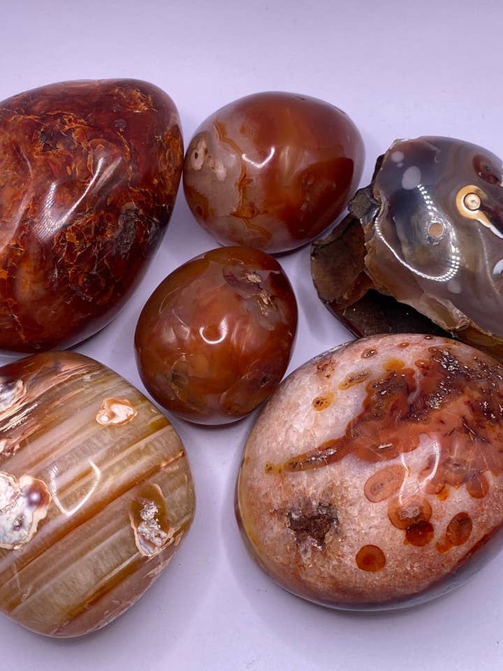 Carnelian Free Forms for wholesale by Moonbeam Healing
